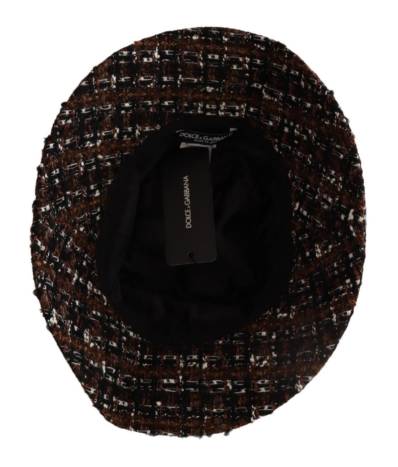 Elegant Woven Multicolor Bucket Hat Dolce & Gabbana