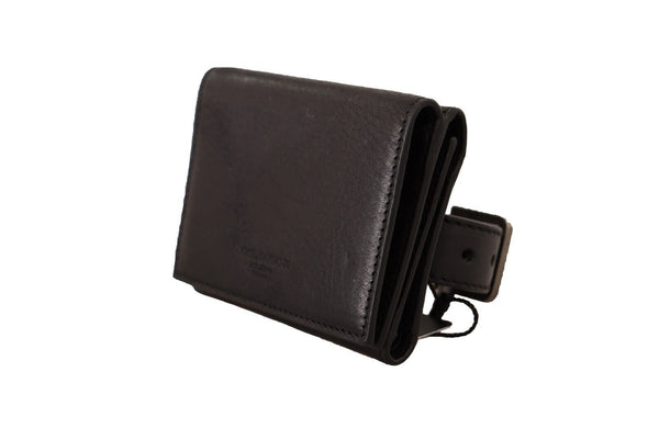 Elegant Trifold Leather Multi Kit Accessory Dolce & Gabbana