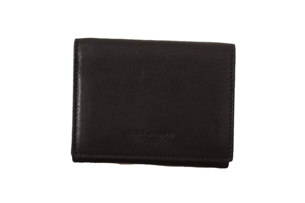 Elegant Trifold Leather Multi Kit Accessory Dolce & Gabbana