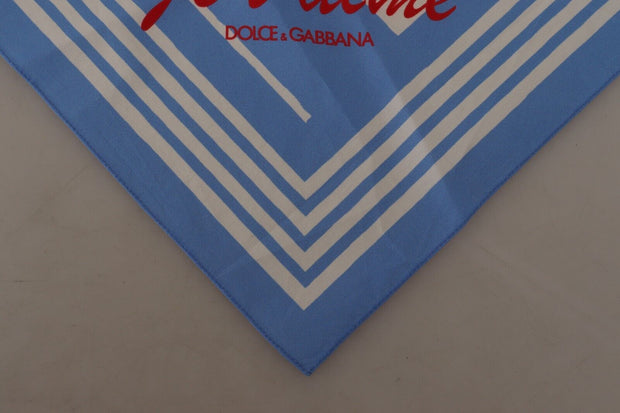 Elegant Striped Cotton Handkerchief Dolce & Gabbana