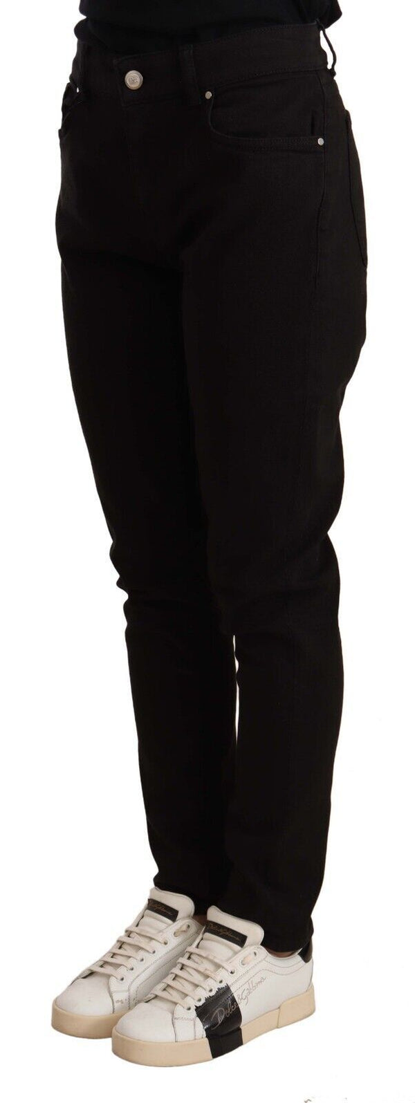 Elegant Slim-Fit Black Skinny Jeans Dolce & Gabbana