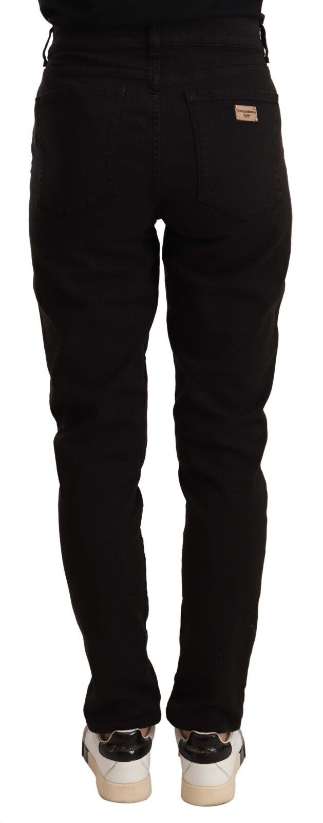 Elegant Slim-Fit Black Skinny Jeans Dolce & Gabbana