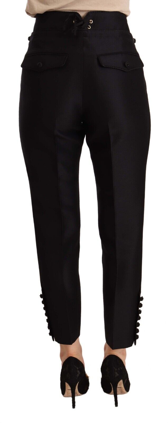 Chic High-Waist Cropped Trousers Dsquared²