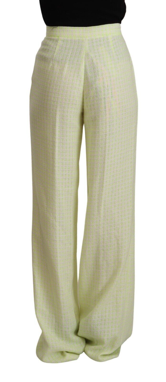 High-Waist Straight-Leg Chic Trousers MSGM