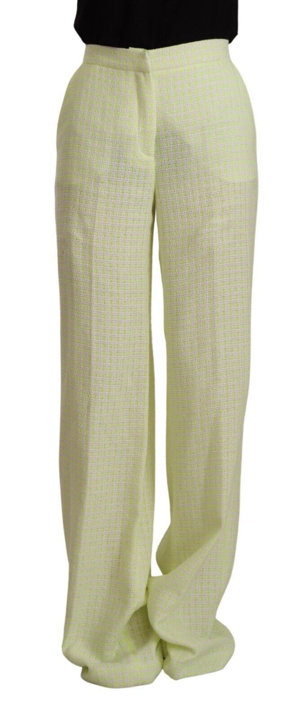 High-Waist Straight-Leg Chic Trousers MSGM