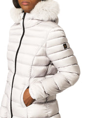 White Polyamide Women Jacket Refrigiwear