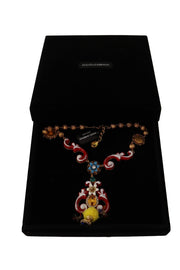 Multicolor Crystal Statement Necklace Dolce & Gabbana