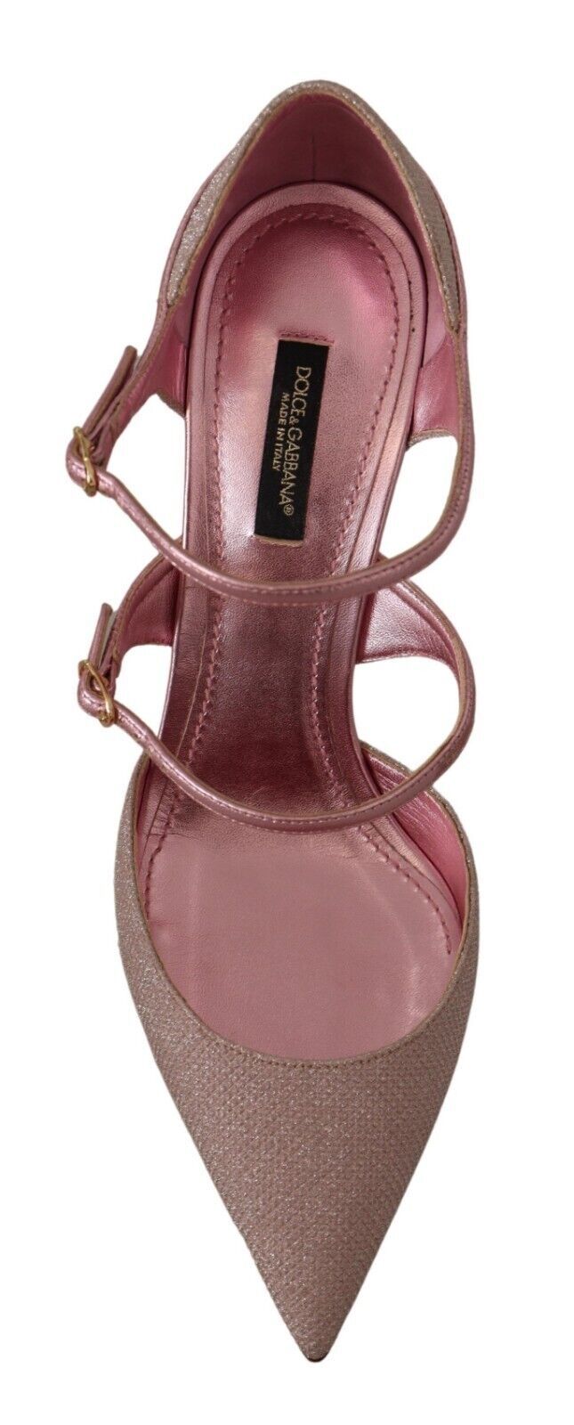 Pink Glitter High Heel Sandals Dolce & Gabbana