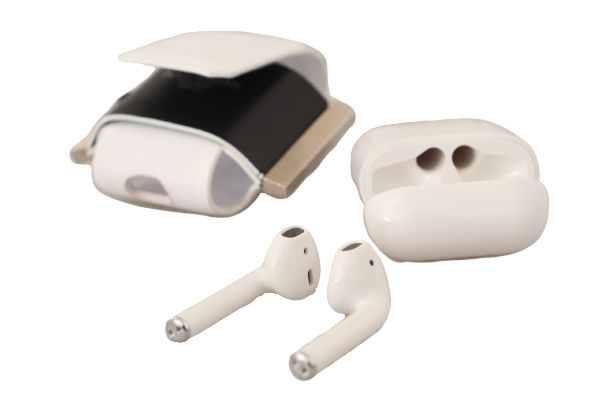 Chic Leather Airpods Case in Monochrome Dolce & Gabbana