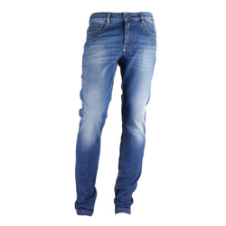 Sleek Dark Blue Regular Fit Jeans Bikkembergs