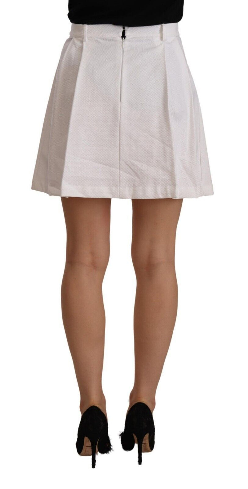 Chic High Waist A-Line Mini Skirt Ermanno Scervino