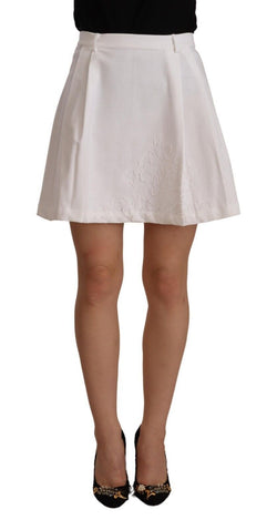 Chic High Waist A-Line Mini Skirt Ermanno Scervino