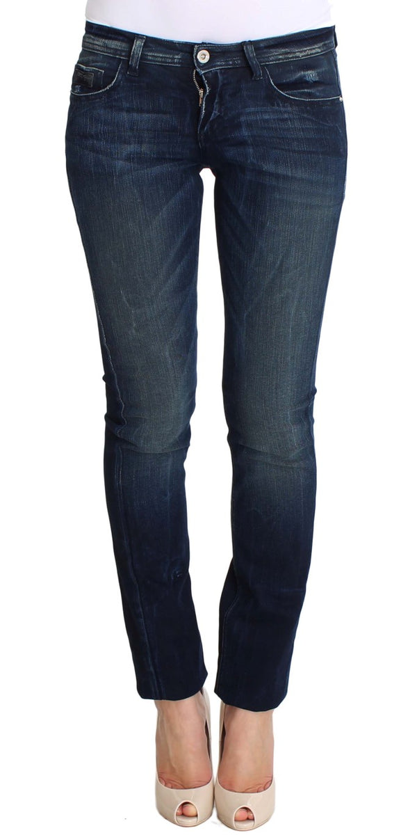 Chic Slim Fit Skinny Blue Jeans Costume National