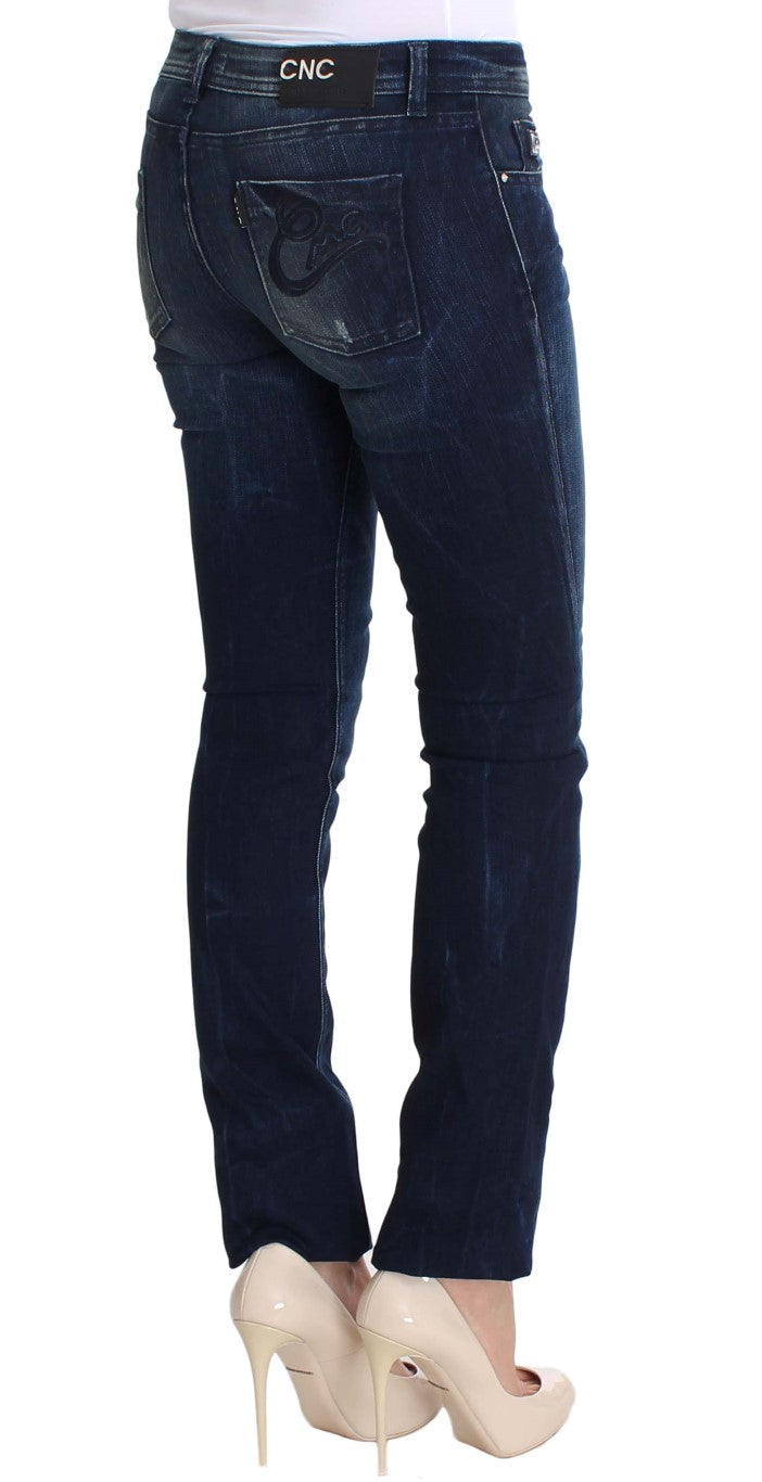 Chic Slim Fit Skinny Blue Jeans Costume National