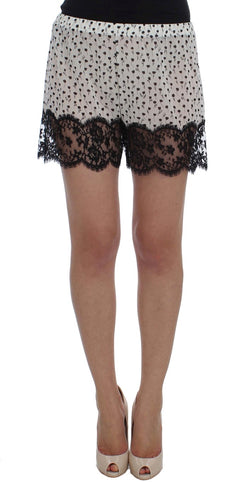 Elegant Silk Lace Sleep-Shorts Dolce & Gabbana