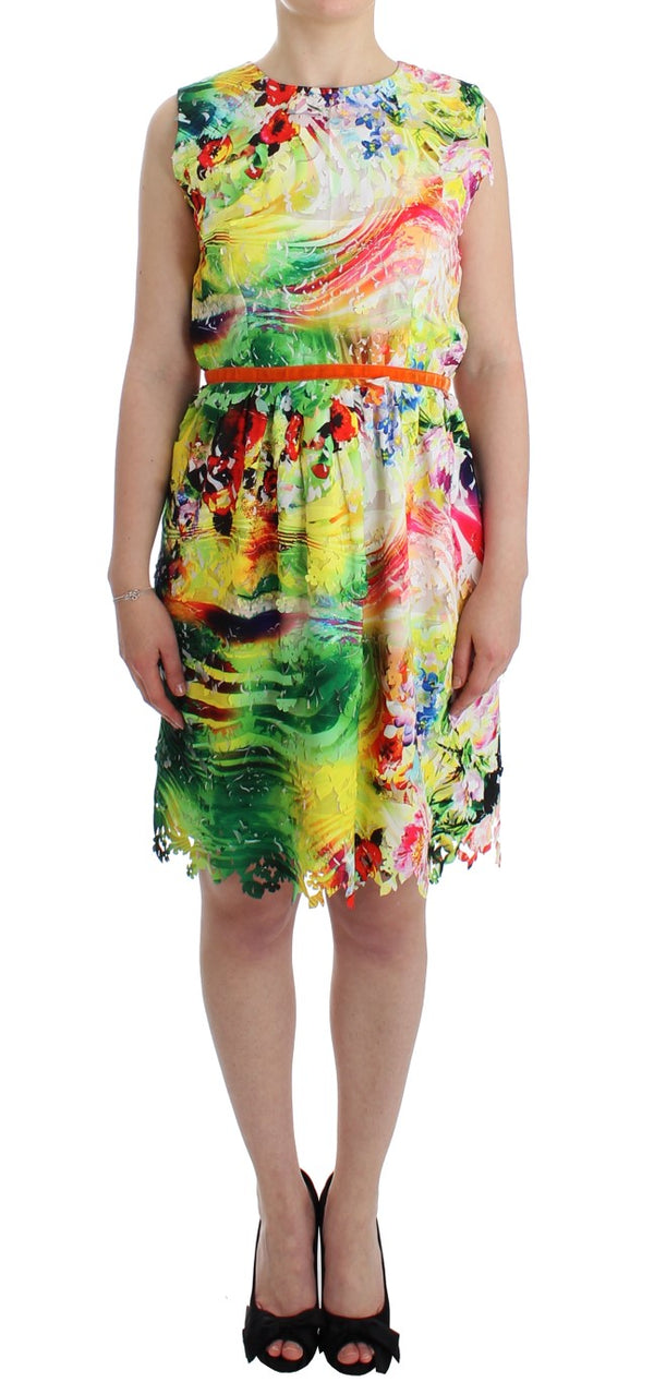Multicolor Sheath Dress - Artful Elegance Lanre Da Silva Ajayi
