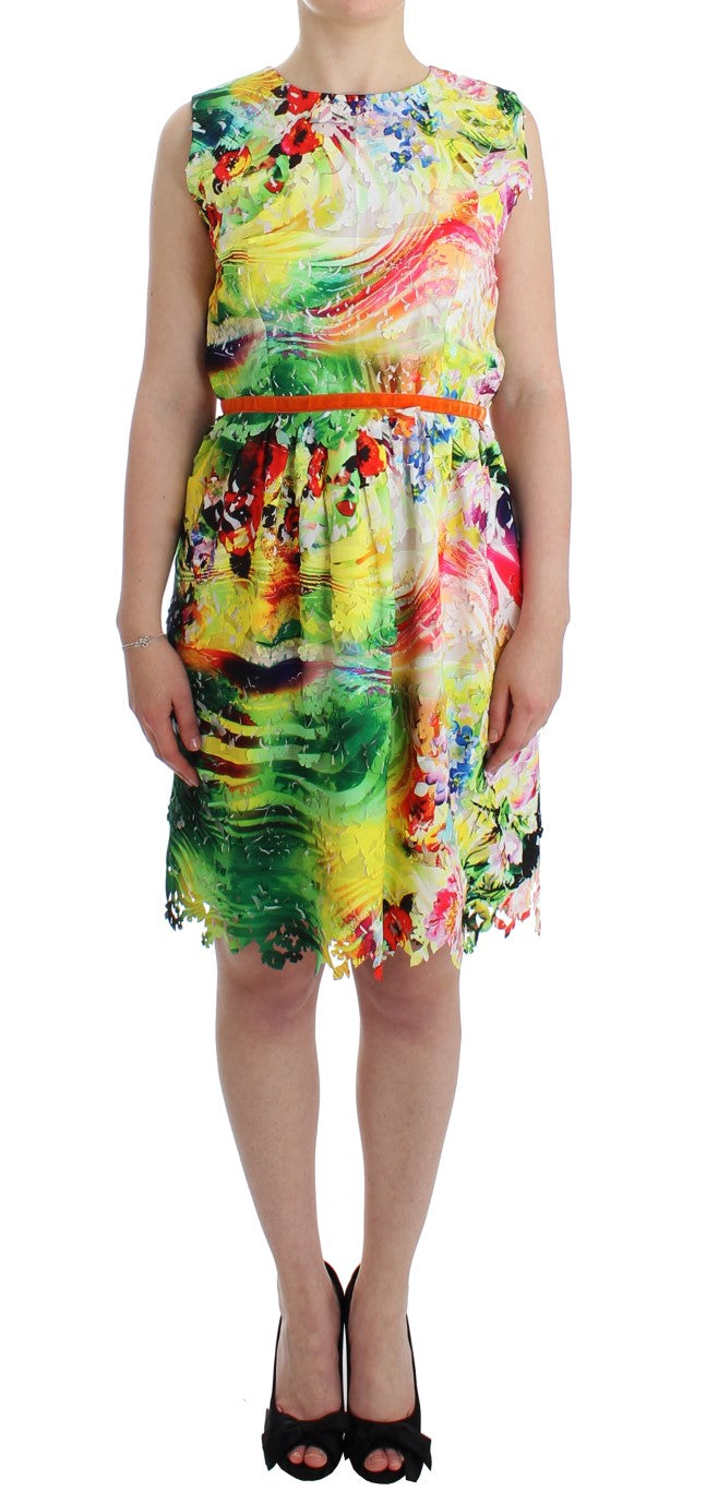 Multicolor Sheath Dress - Artful Elegance Lanre Da Silva Ajayi