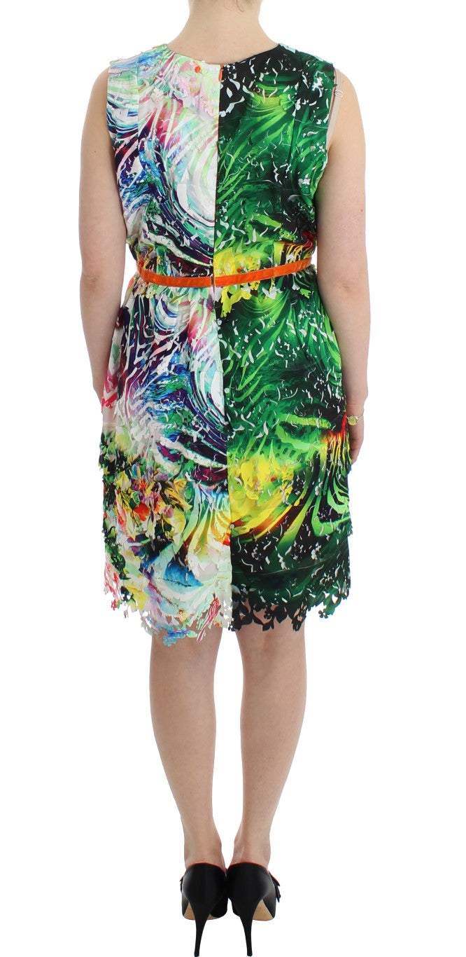 Multicolor Sheath Dress - Artful Elegance Lanre Da Silva Ajayi