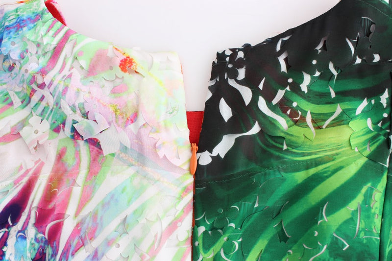 Multicolor Sheath Dress - Artful Elegance Lanre Da Silva Ajayi