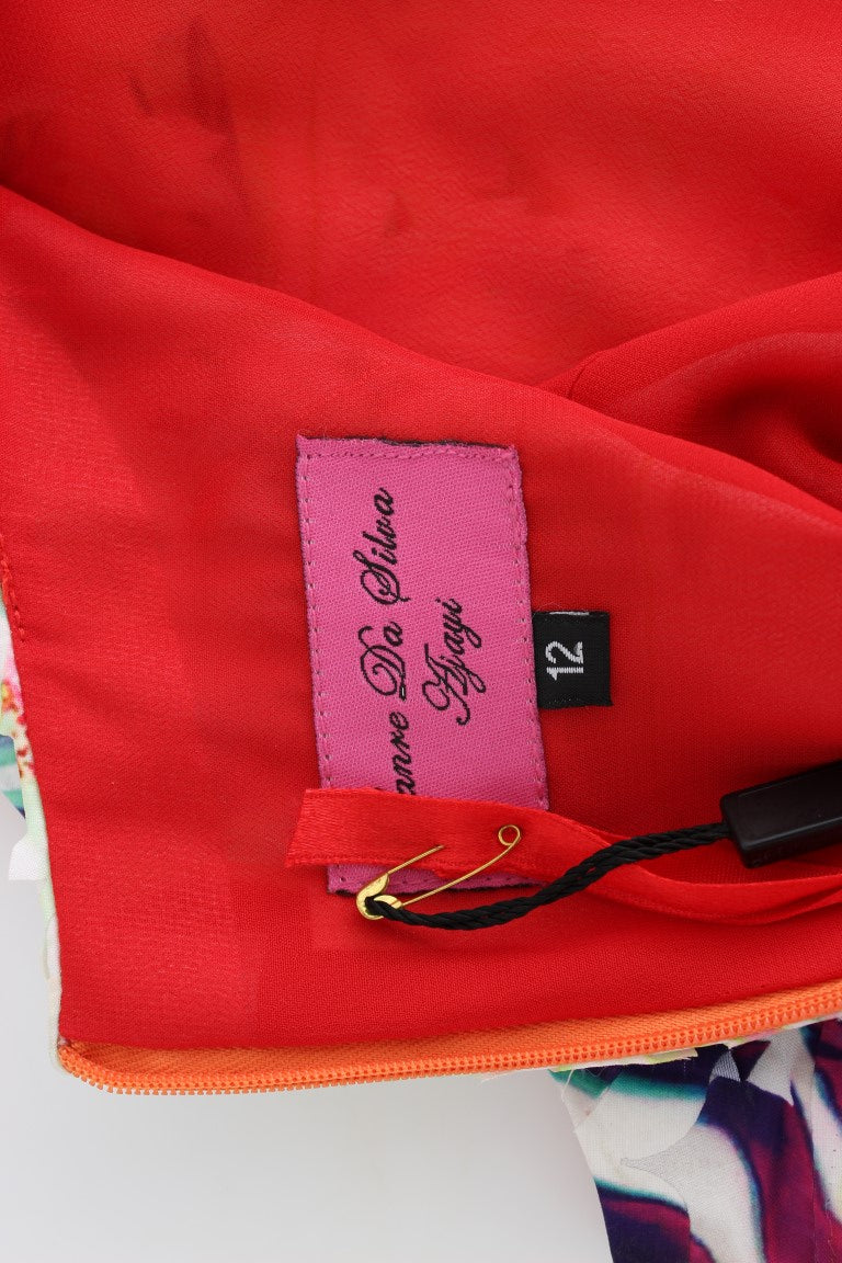 Multicolor Sheath Dress - Artful Elegance Lanre Da Silva Ajayi