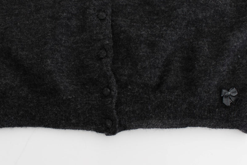 Chic Cropped Alpaca Wool Sweater Ermanno Scervino