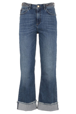 Blue Cotton Women's Jean Imperfect