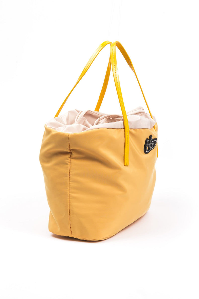 Yellow Polyester Women Handbag BYBLOS