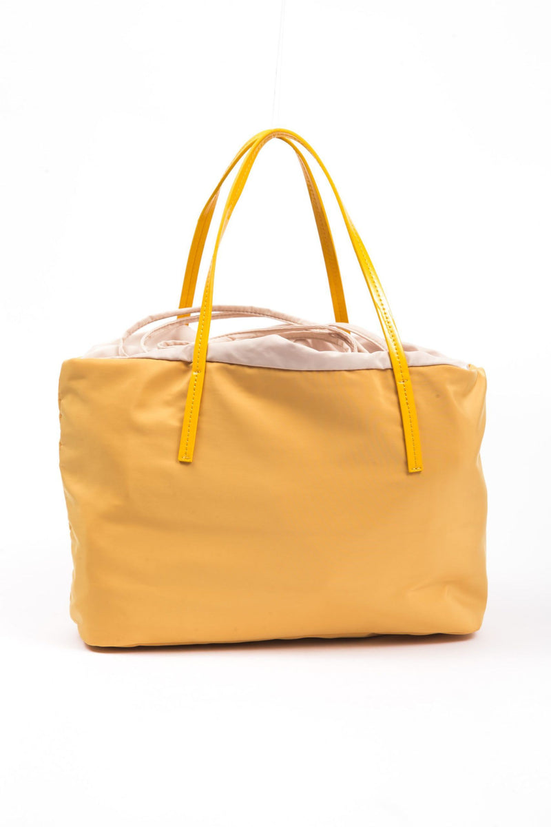 Yellow Polyester Women Handbag BYBLOS