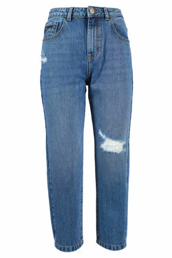 Blue Cotton Women Jeans Yes Zee