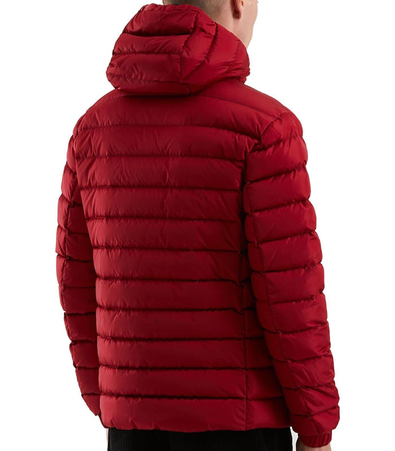 Red Nylon Men Jacket Refrigiwear