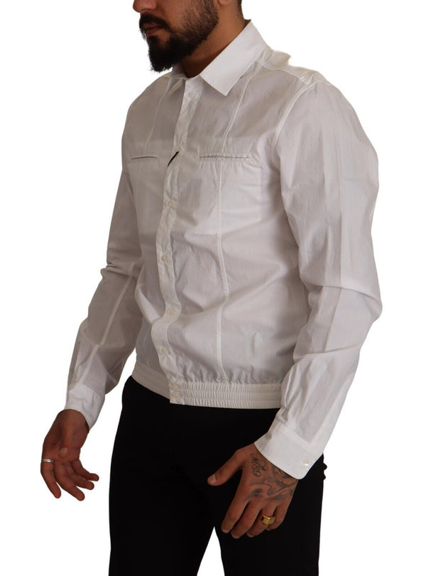 Elegant Italian White Cotton Shirt Dolce & Gabbana