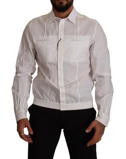 Elegant Italian White Cotton Shirt Dolce & Gabbana