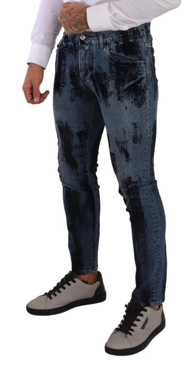 Italian Designer Skinny Slim Fit Jeans Dolce & Gabbana