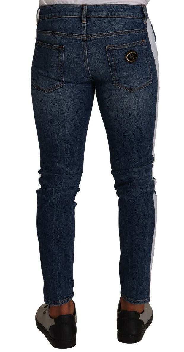 Slim Fit Blue Washed Denim Jeans Dolce & Gabbana