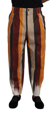 Elegant Striped Skinny Trousers Dolce & Gabbana