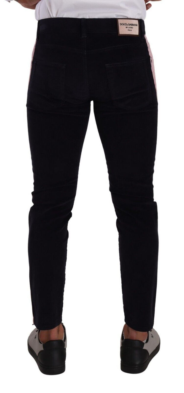 Elegant Slim Fit Corduroy Skinny Jeans Dolce & Gabbana