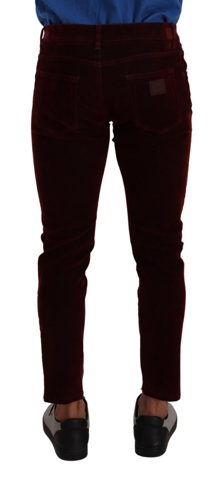 Bordeaux Slim Fit Skinny Jeans Dolce & Gabbana