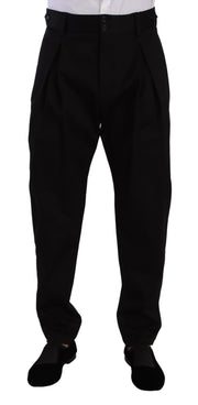 Elegant Slim-Fit Cotton Trousers Dolce & Gabbana