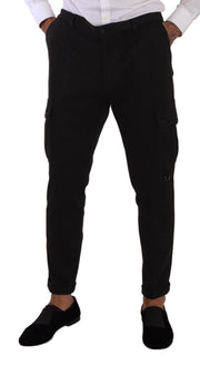 Sleek Skinny Cargo Pants in Timeless Black Dolce & Gabbana