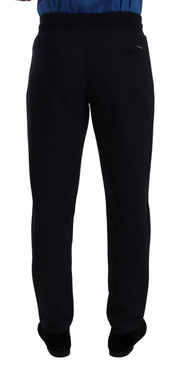 Elegant Blue Jogger Pants for Men Dolce & Gabbana