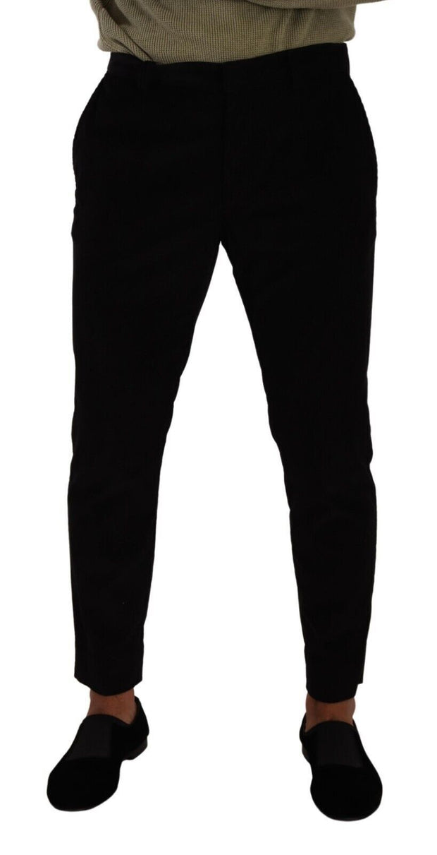 Elegant Slim Fit Corduroy Skinny Pants Dolce & Gabbana