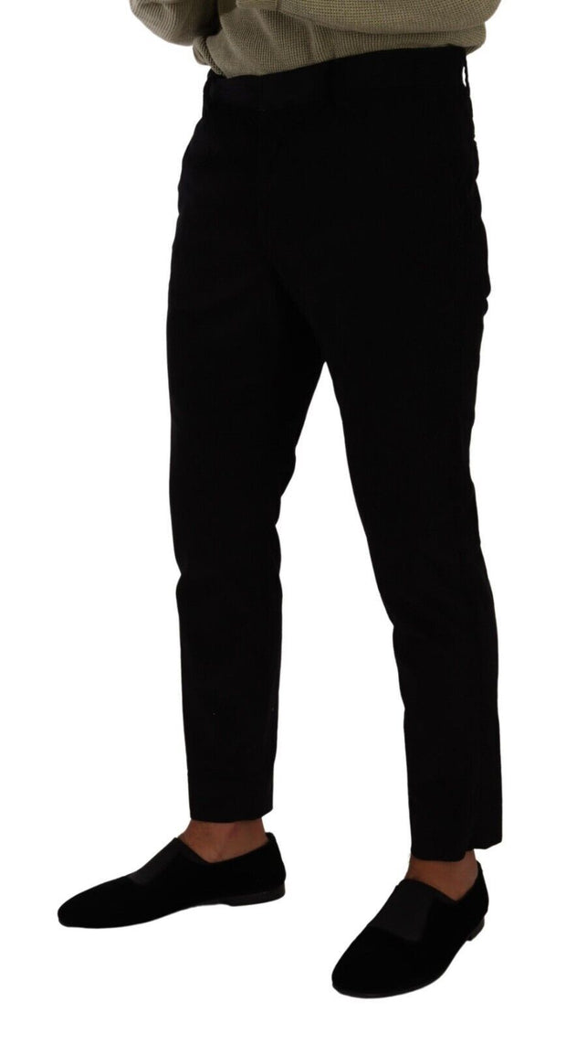 Elegant Slim Fit Corduroy Skinny Pants Dolce & Gabbana