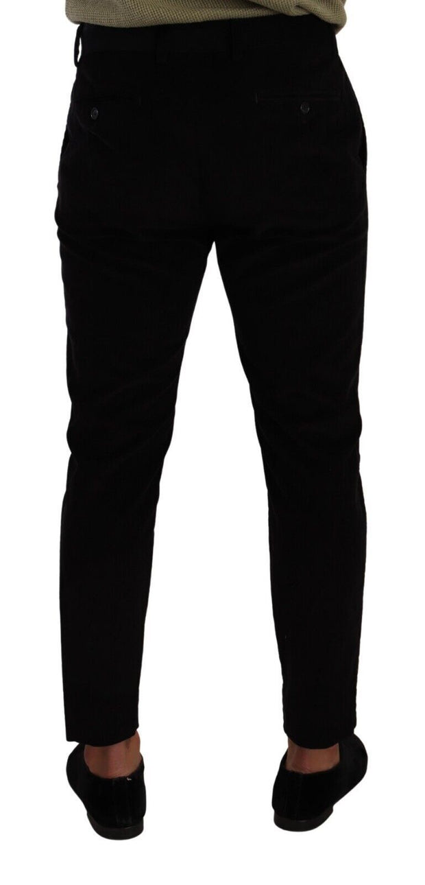 Elegant Slim Fit Corduroy Skinny Pants Dolce & Gabbana