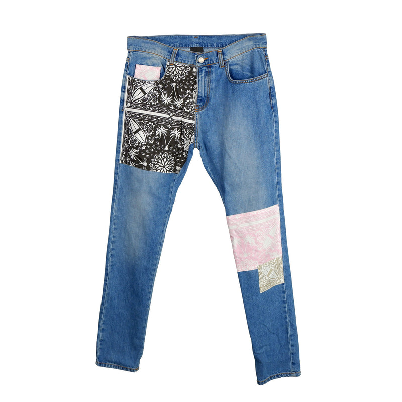 Blue Cotton Men's Jean Comme Des Fuckdown