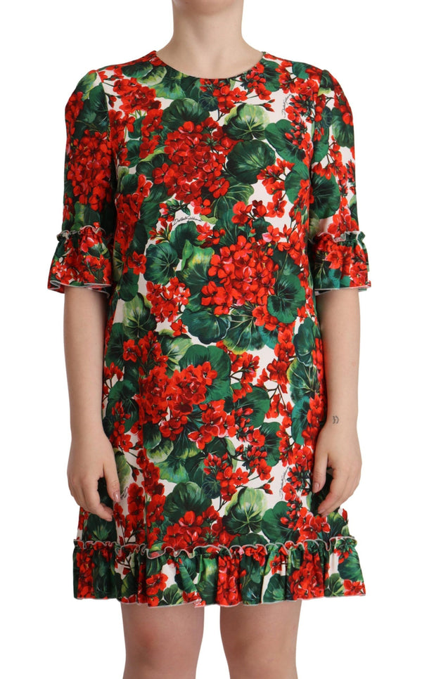 Floral Mini Enchantment Dress Dolce & Gabbana