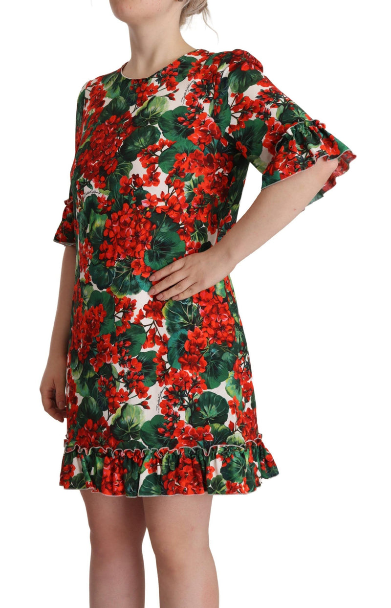 Floral Mini Enchantment Dress Dolce & Gabbana