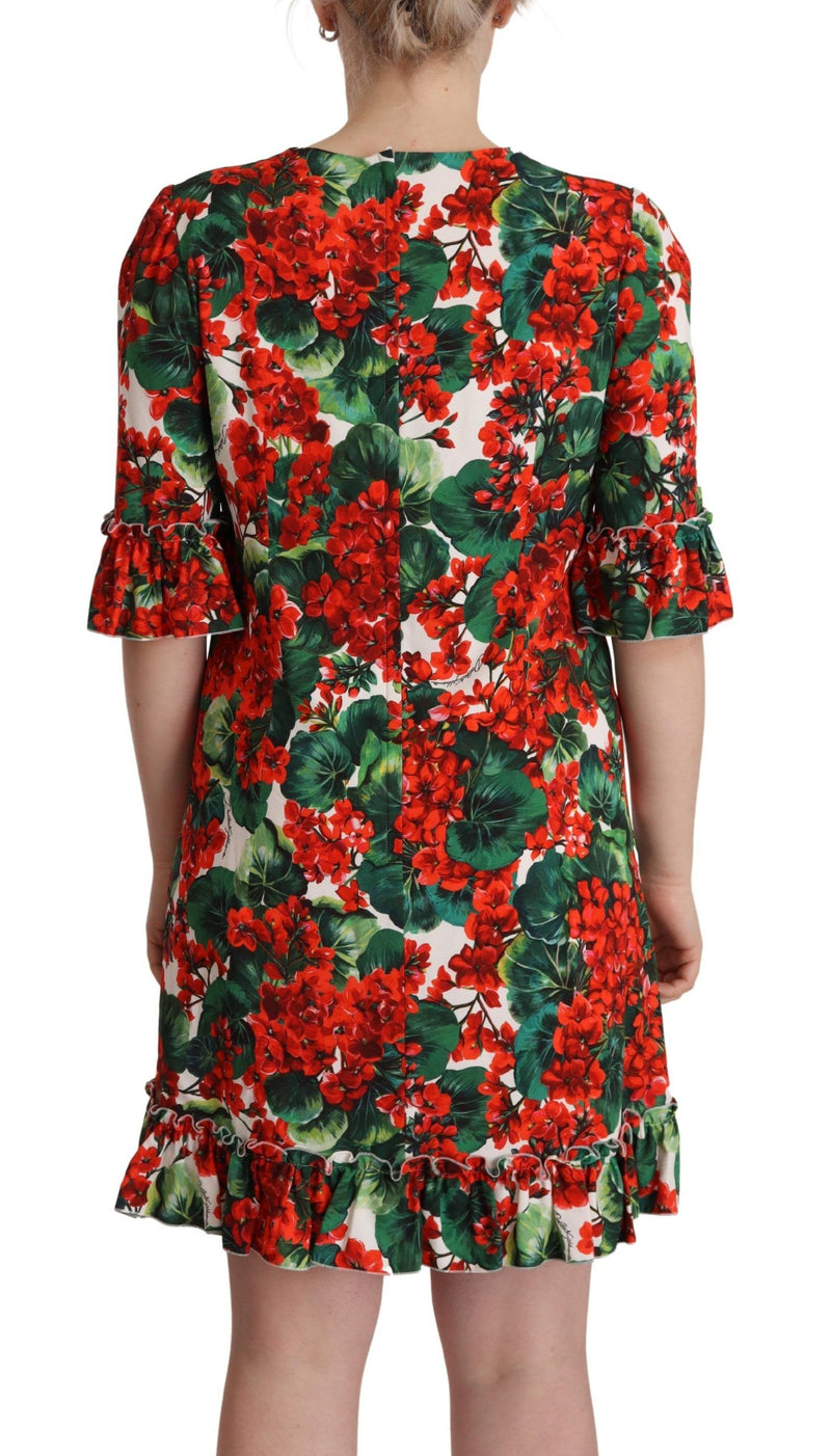 Floral Mini Enchantment Dress Dolce & Gabbana