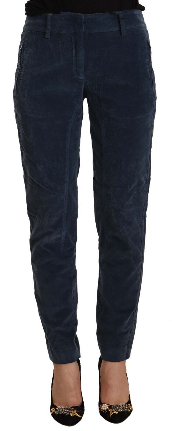 Elegant Tapered Cotton Blend Pants Peserico