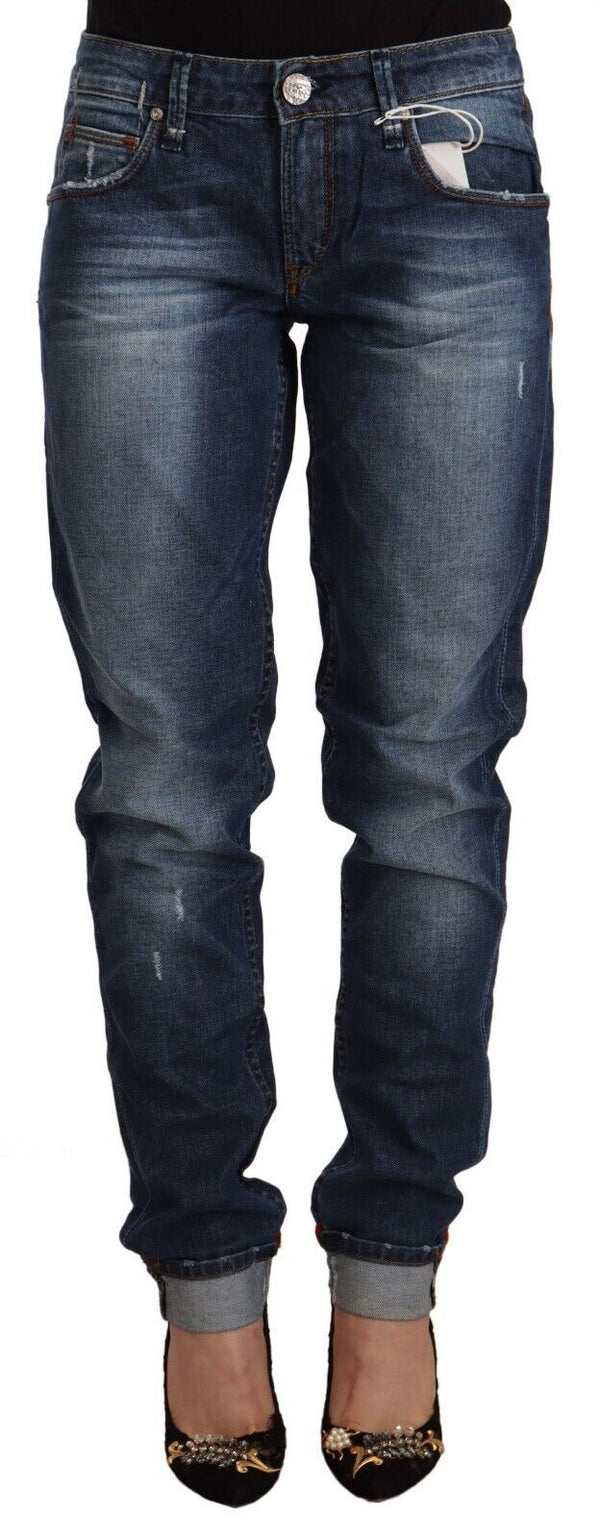 Chic Skinny Fit Cotton Blend Denim Acht