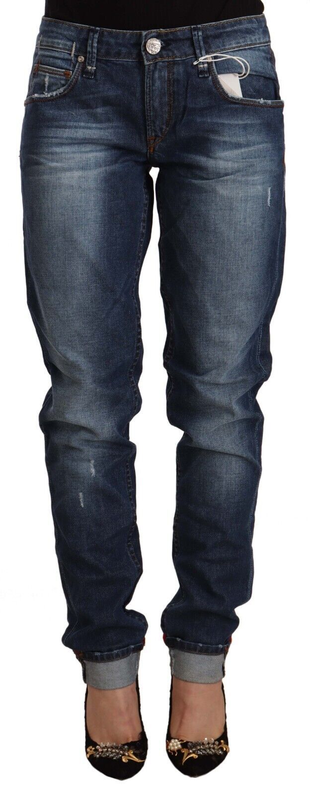 Chic Skinny Fit Cotton Blend Denim Acht